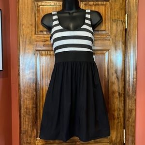 NWT Black & Silver Tank Dress